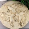 Outdoor Living Blooming Botanicals | 3 Birds Plaque