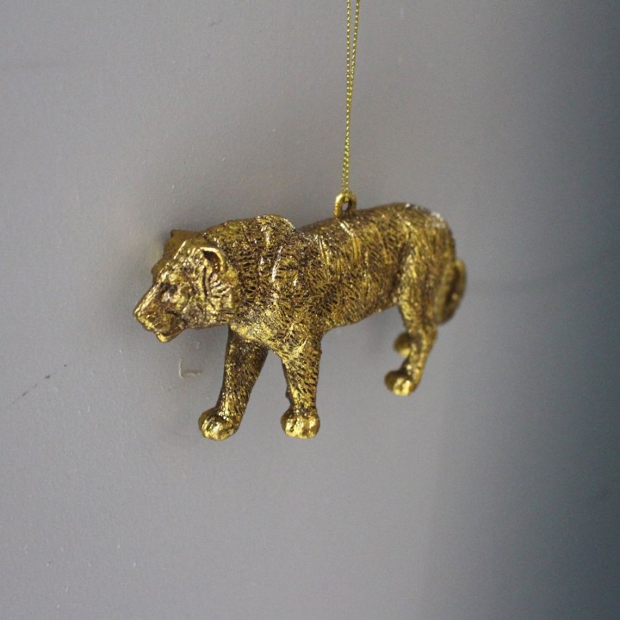 Christmas Hurst House Trading | Gold Hanging Wild Animals