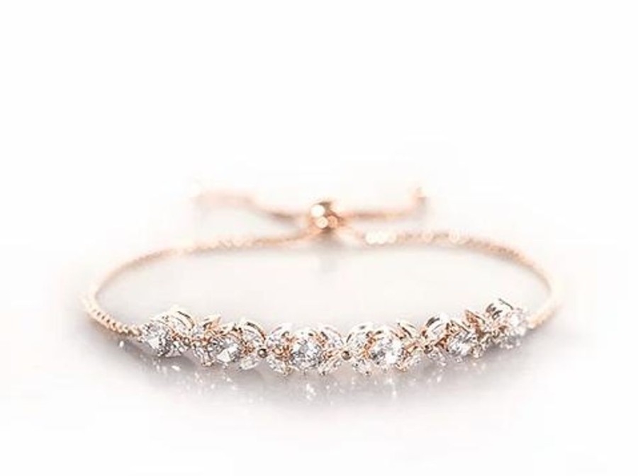 Fashion & Accessories Fat Fingers | Hydrangea Rose Adjustable Bracelet