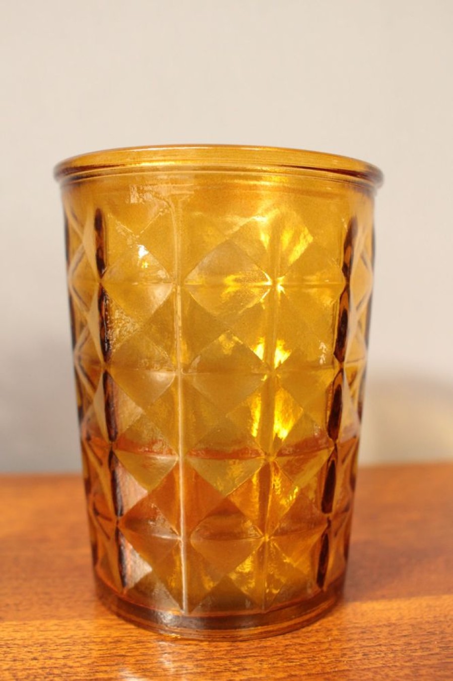 Home Decor Hurst House Trading | Glass Diamond Tumbler 375Ml