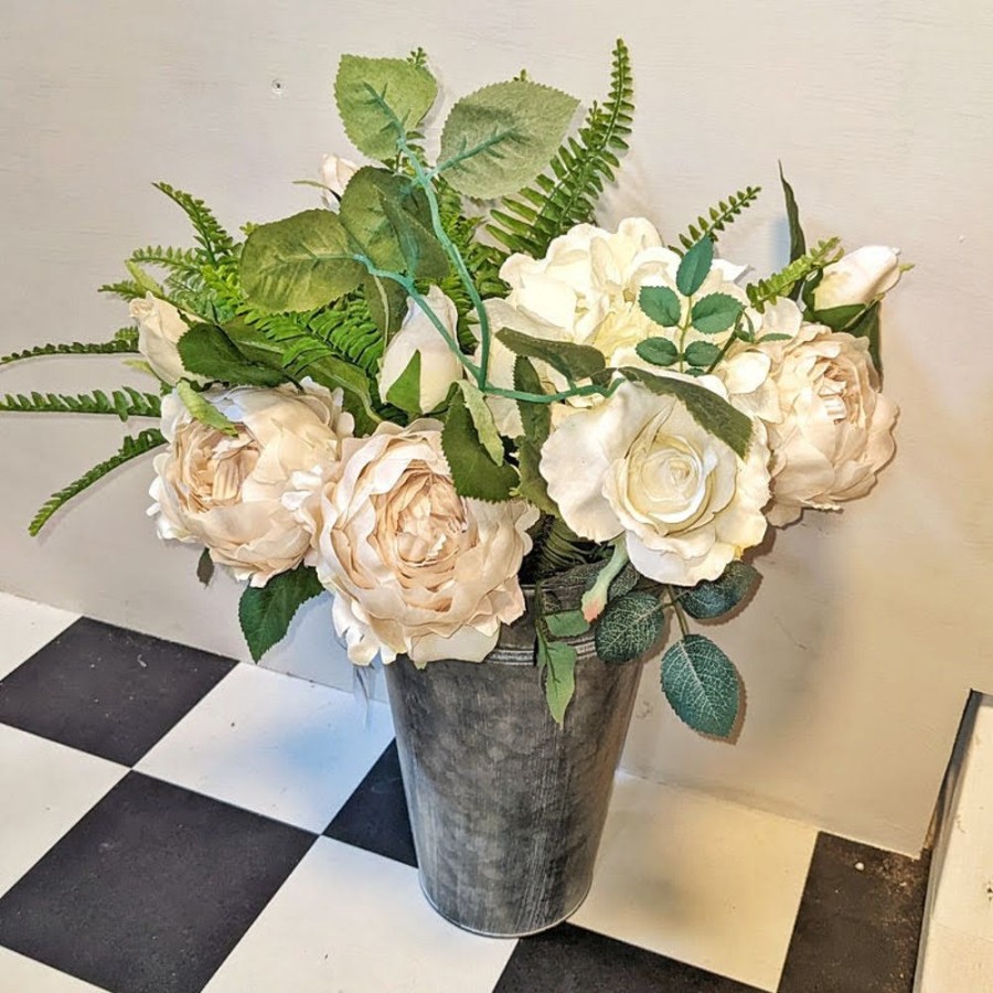 Home Decor Blooming Botanicals | Aged Grey Vase 30Cm