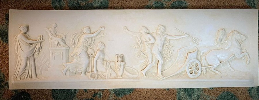 Garden Blooming Botanicals | Greek Frieze Large Plaque