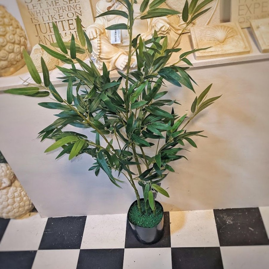 Home Decor Blooming Botanicals | Artificial Potted Bamboo