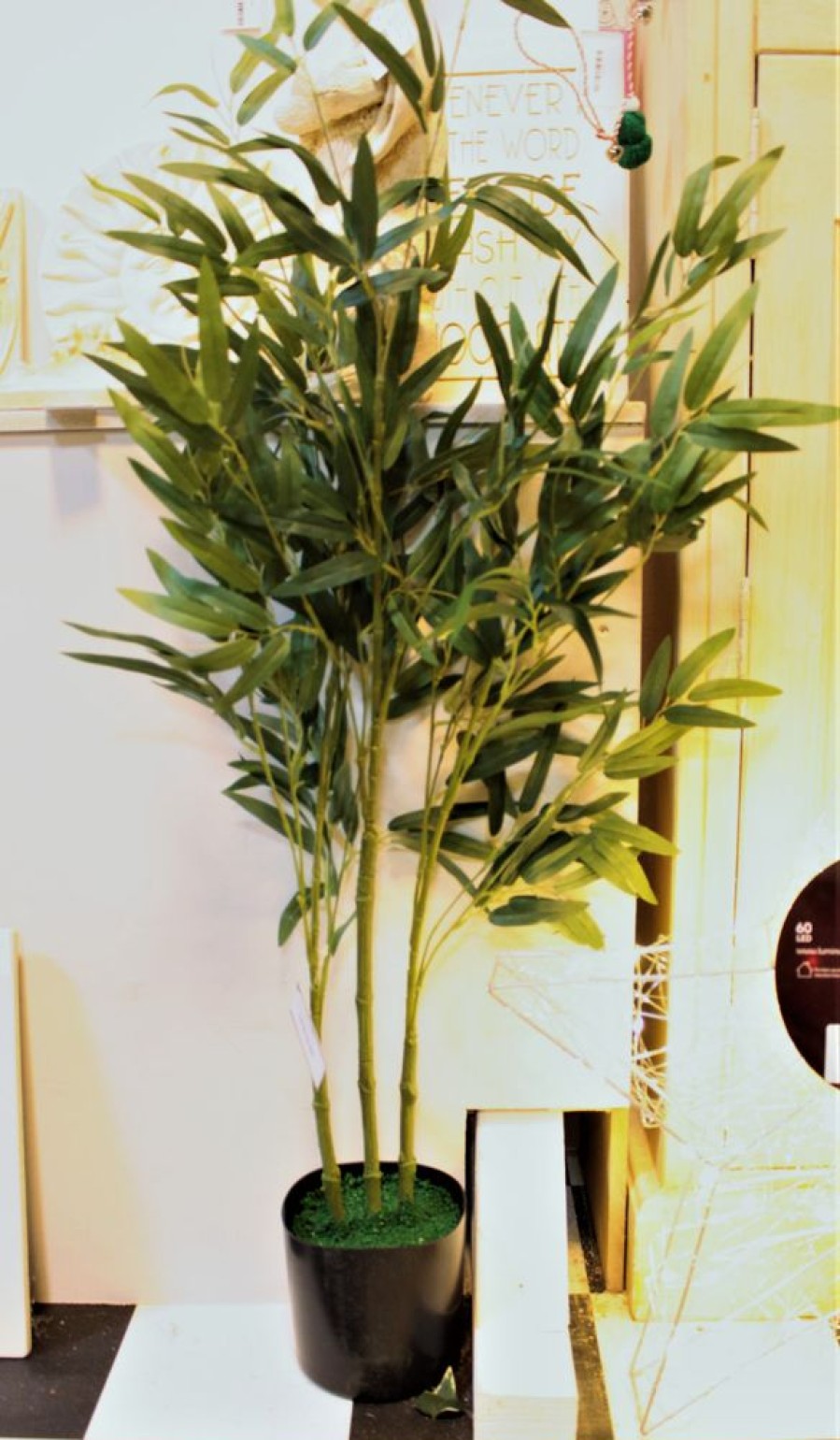 Home Decor Blooming Botanicals | Artificial Potted Bamboo