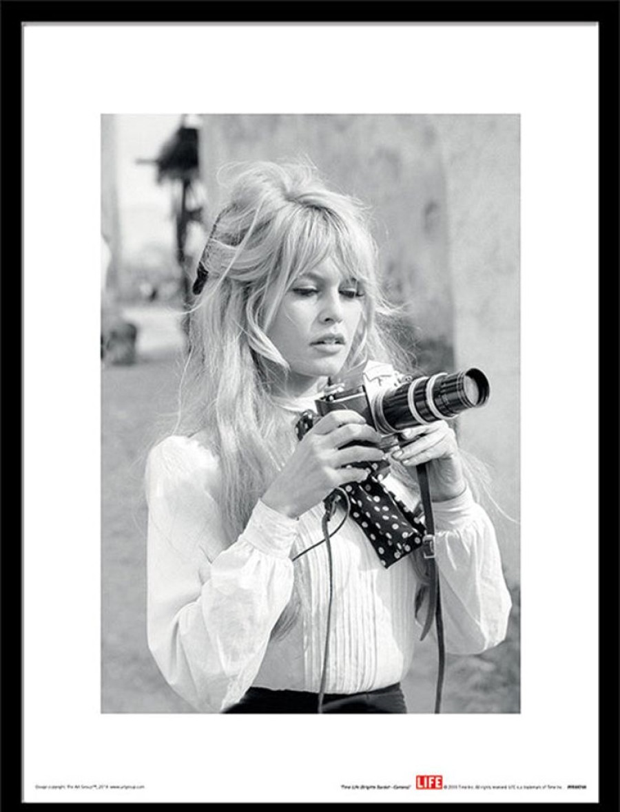 Giftware HA Photographic | Time Life (Brigitte Bardot - Camera) - Framed Print