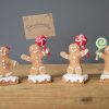 Christmas Hurst House Trading | Gingerbread Place Card Holders Set Of 4