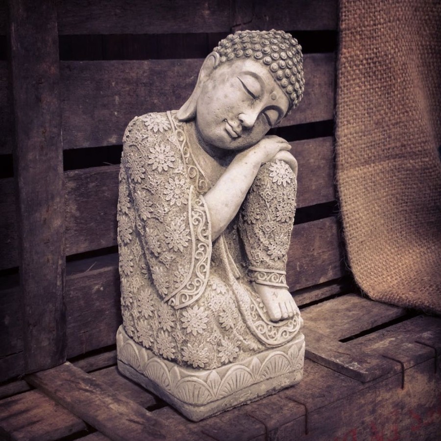 Giftware Lilac Blanc | Resting Buddha