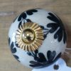 Home Decor Hooked! | Ceramic Flower Pattern Drawer Knob 2