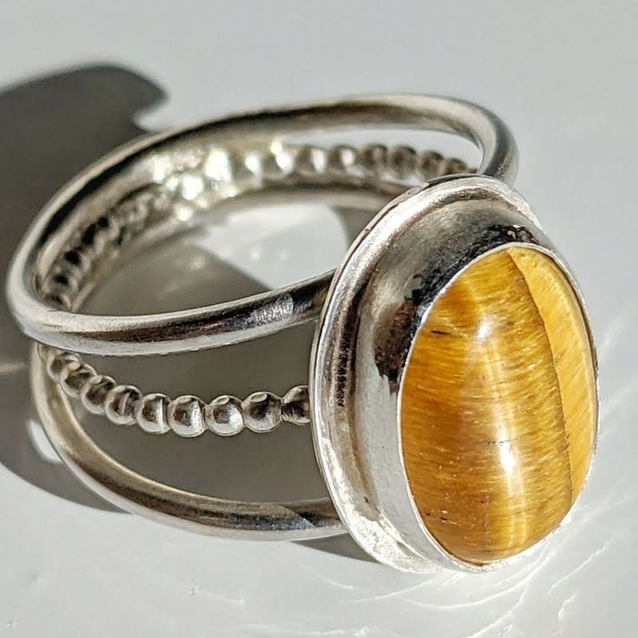 Giftware Fat Fingers | Tiger'S Eye Ring