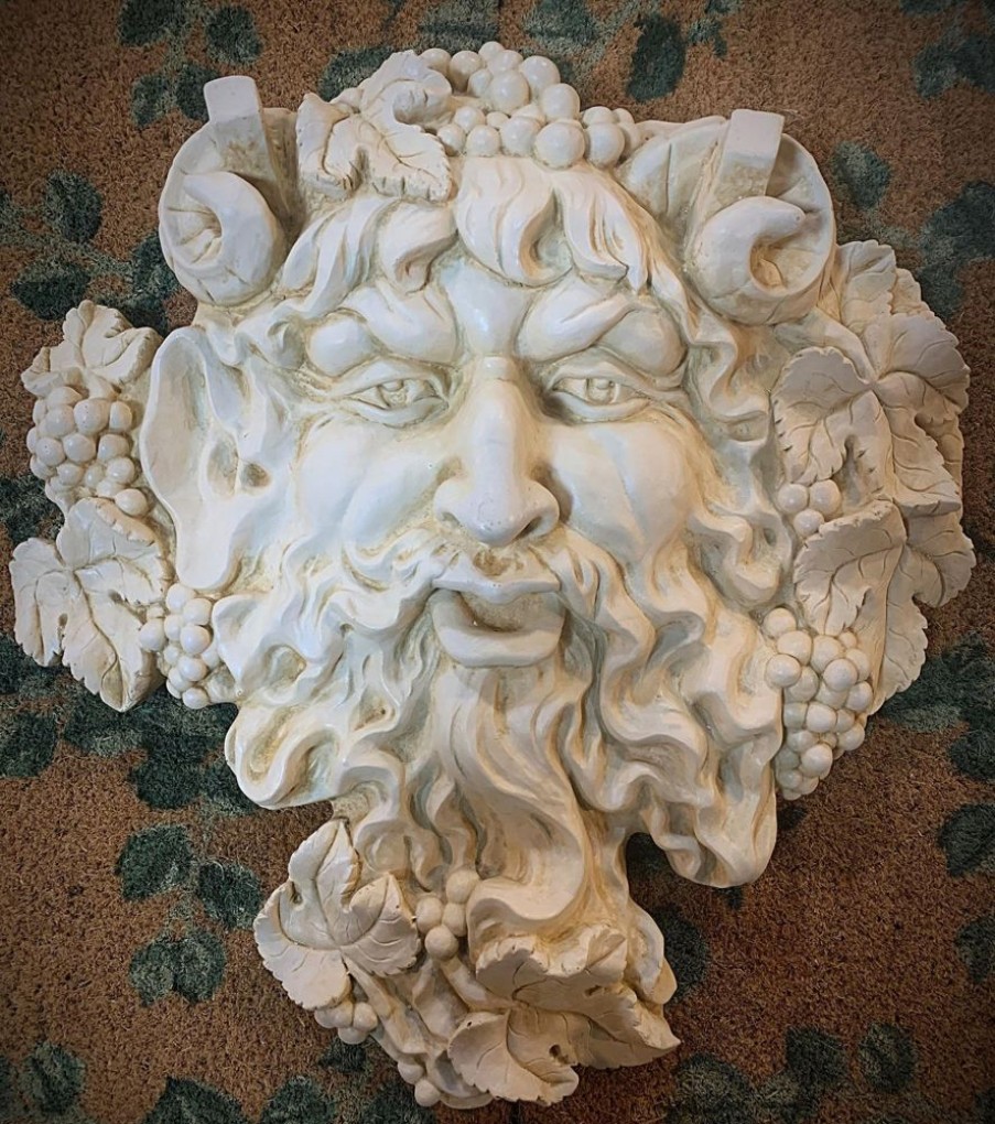 Home Decor Blooming Botanicals | Bacchus Face Large Plaque