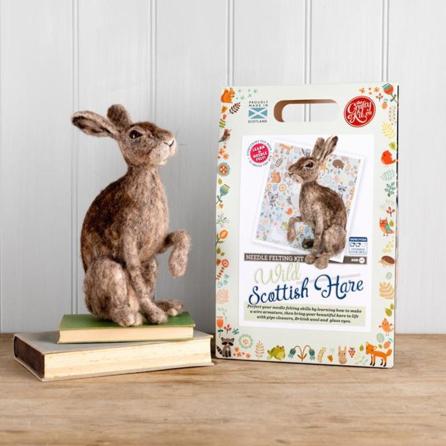 Giftware Hive | Wild Scottish Hare Needle Felting Kit