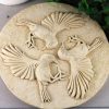 Garden Blooming Botanicals | 3 Birds Plaque