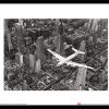 Home Decor HA Photographic | Time Life (Dc-4 Over Manhattan) - Framed Print