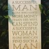 Garden Blooming Botanicals | Successful Man Wall Plaque