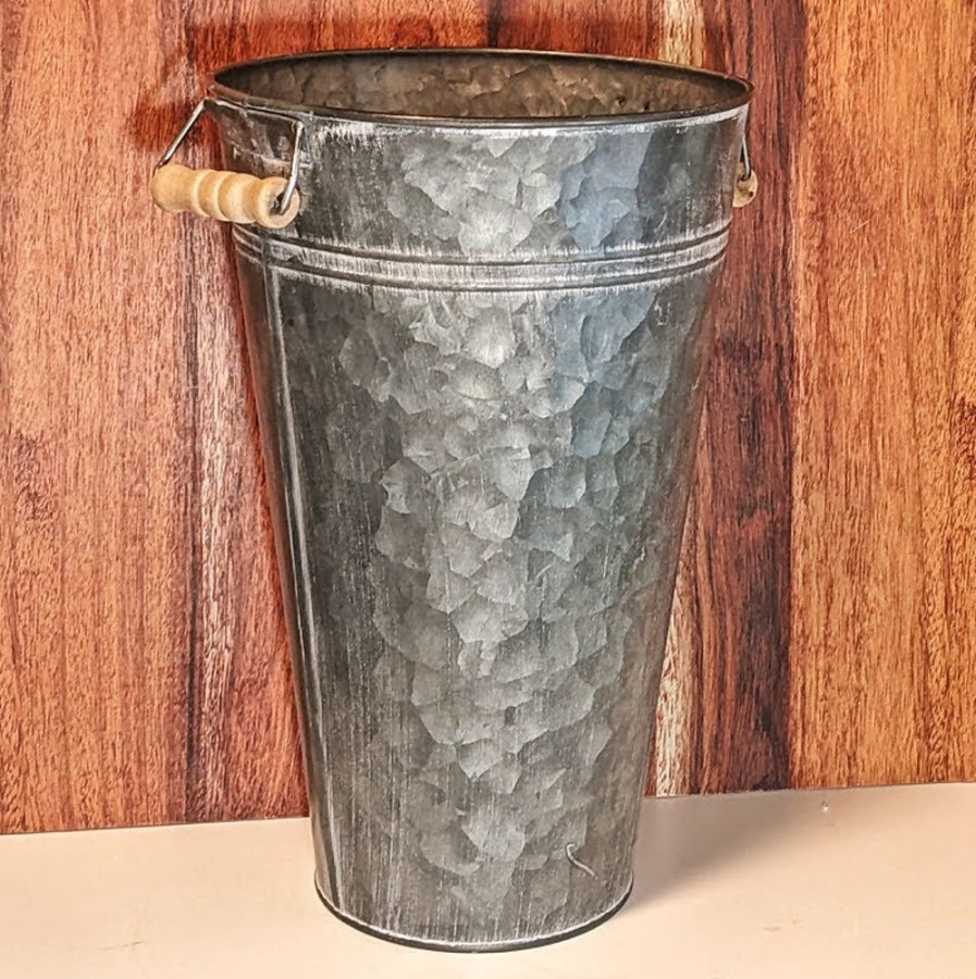 Home Decor Blooming Botanicals | Aged Grey Vase 30Cm