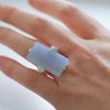 Giftware Fat Fingers | Baby Blue Silver Ring