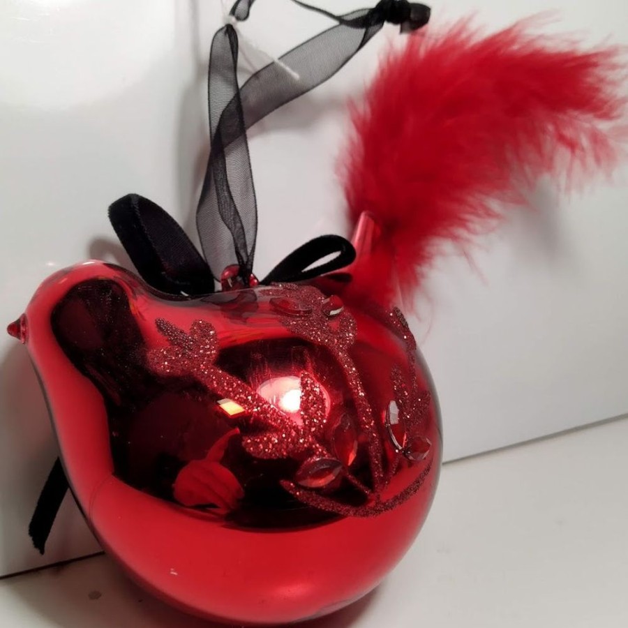 Christmas Hurst House Trading | Red Bird Bauble