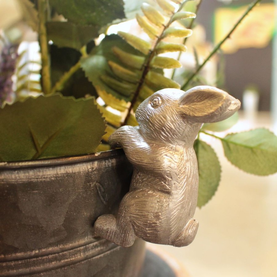 Outdoor Living Blooming Botanicals | Silver Rabbit Pot Hanger