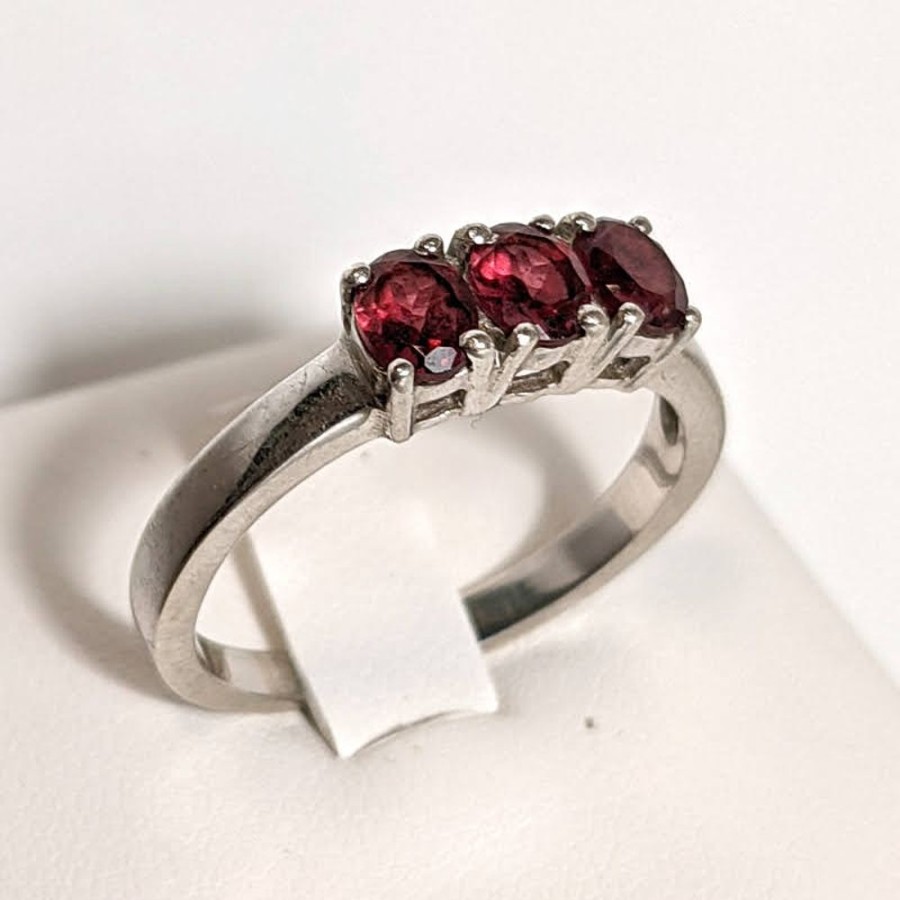 Giftware Fat Fingers | Garnet Triple Ring