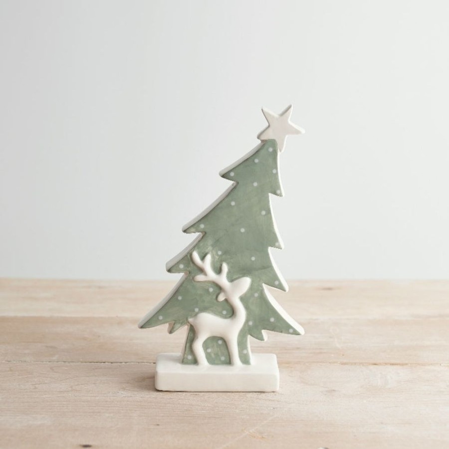 Home Decor Hurst House Trading | Reindeer Tree Ornament