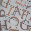 Home Decor Hive | Rusty Metal Letters 12Cm