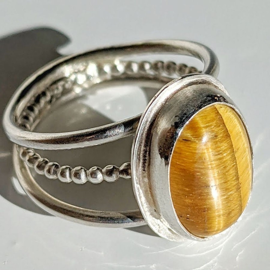 Fashion & Accessories Fat Fingers | Tiger'S Eye Ring