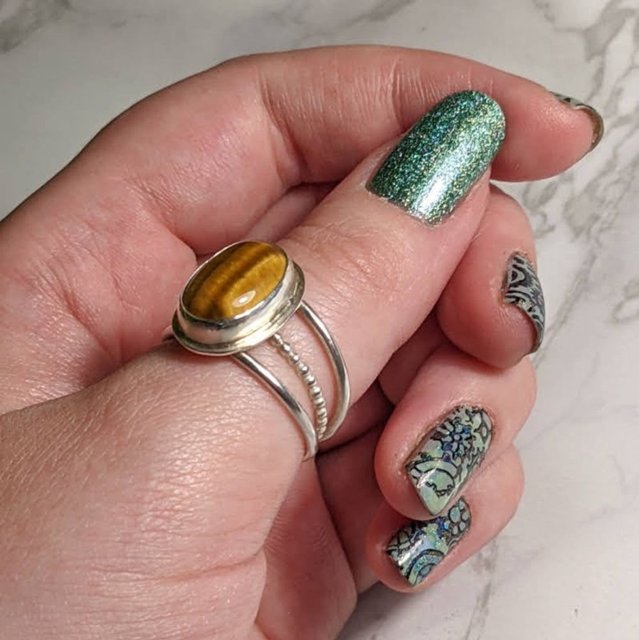 Fashion & Accessories Fat Fingers | Tiger'S Eye Ring