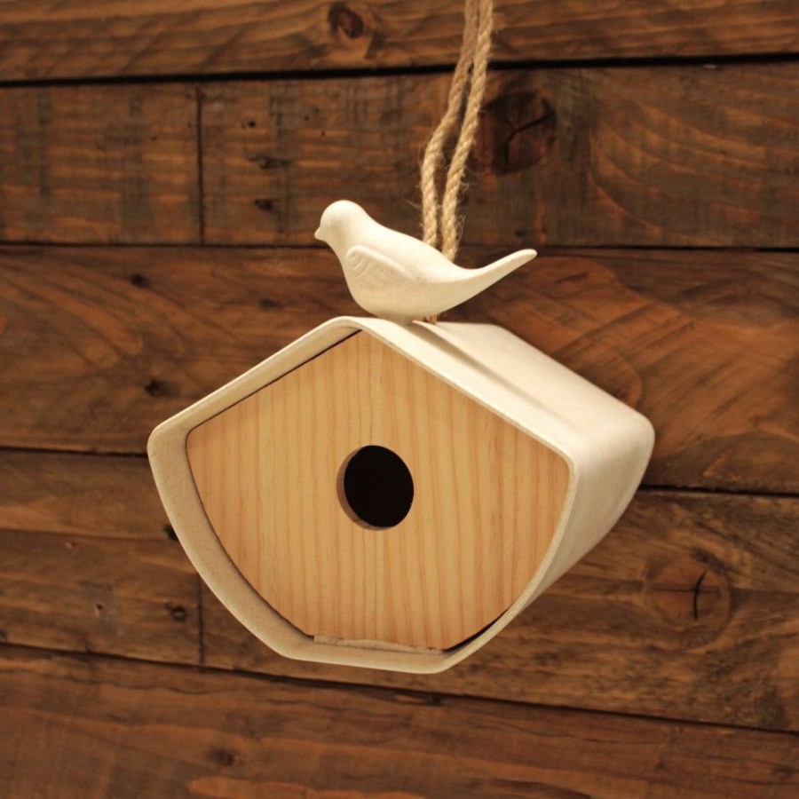 Home Decor Blooming Botanicals | Japandi Birdhouse