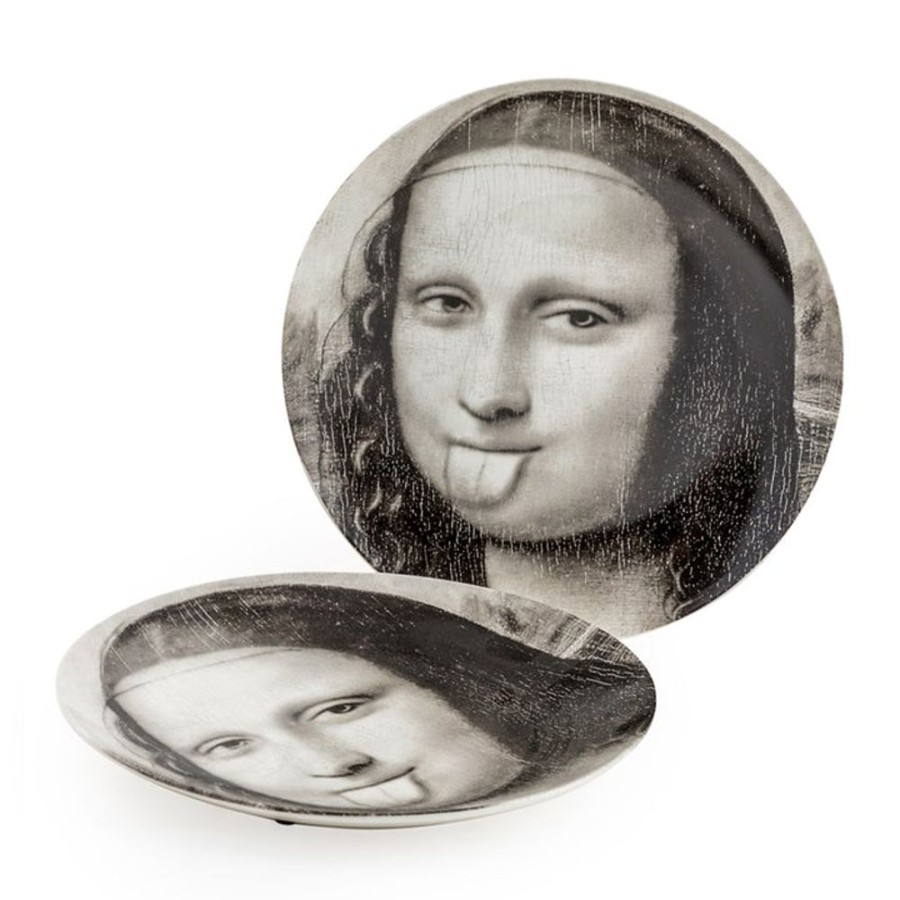 Home Decor Hurst House Trading | Mona Lisa Face Plates 10" - Tongue