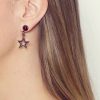 Fashion & Accessories JassBerry | Plum Star Earrings