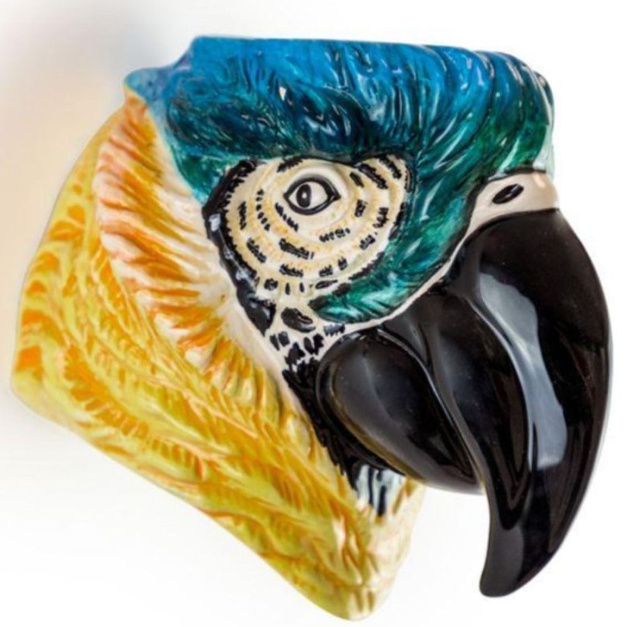 Giftware Signature Collection | Ceramic Macaw/Parrot Wall Vase