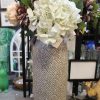 Home Decor Signature Collection | Large Sicily Brown White Vase