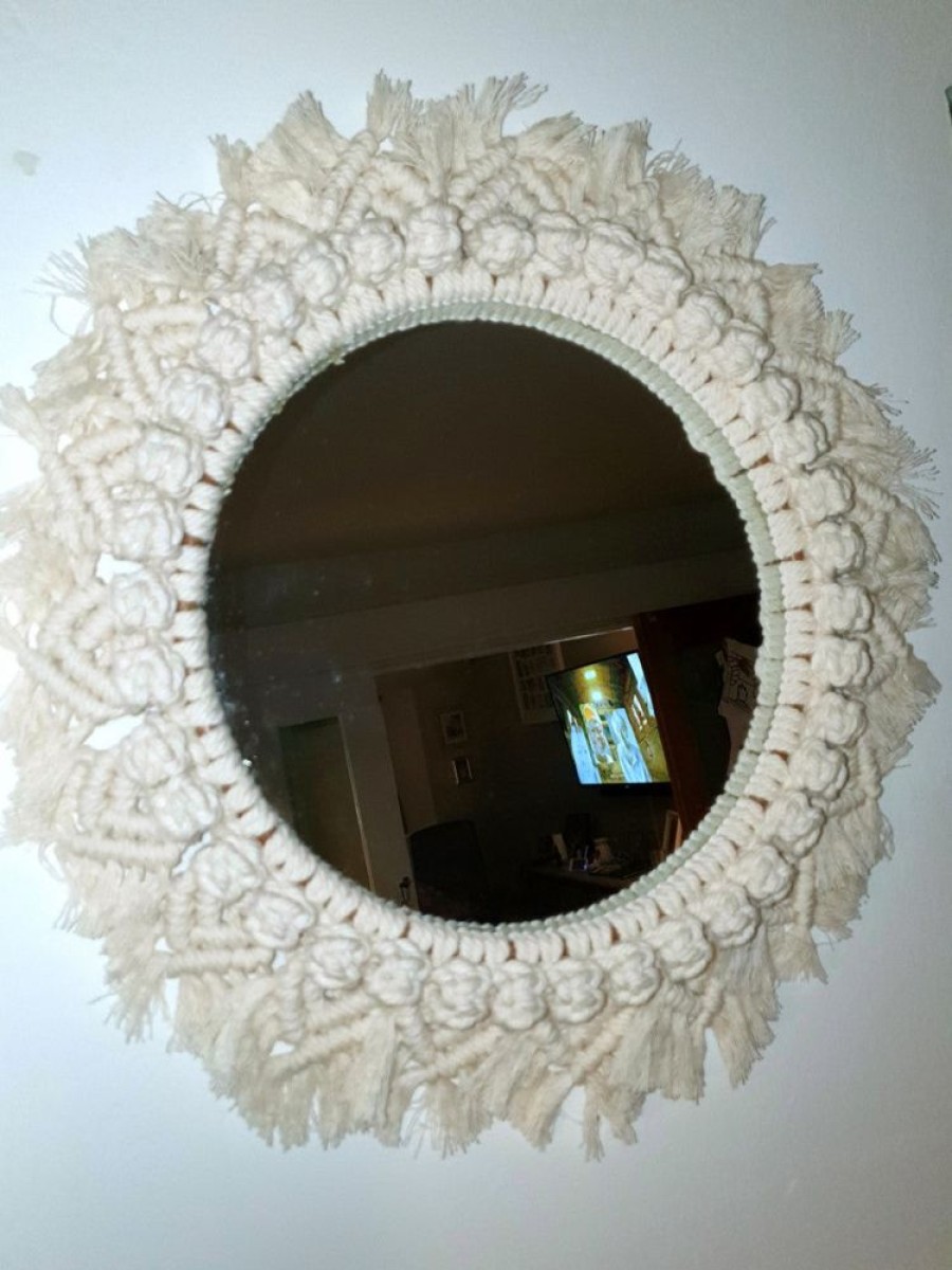 Home Decor Macrameology | Macrame Mirror