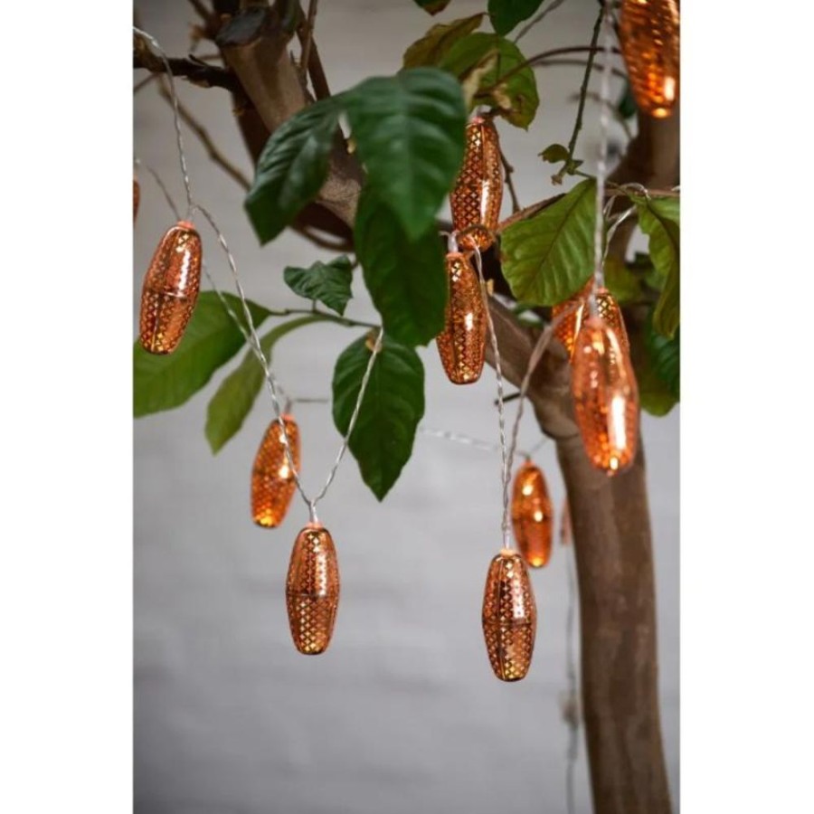 Outdoor Living Blooming Botanicals | Marrakesh Copper Solar Lights