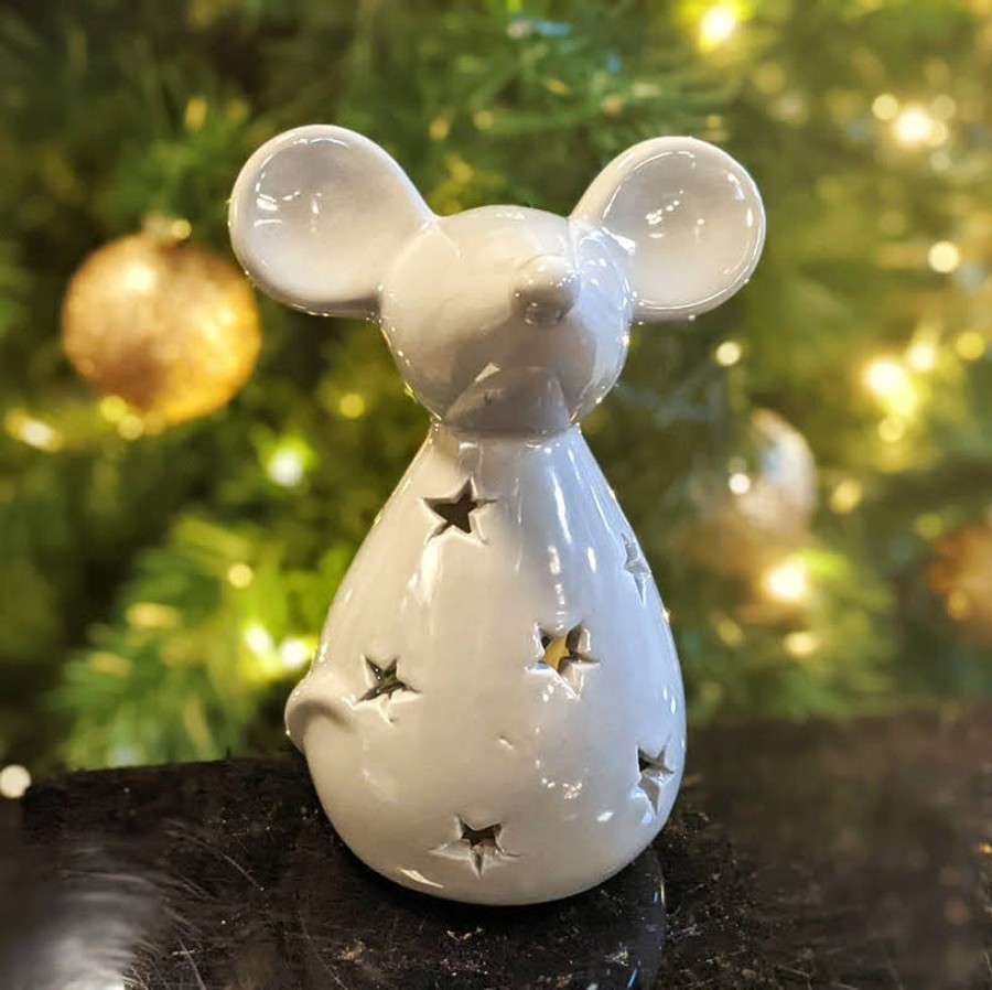 Giftware Hurst House Trading | Starry Mouse Tealight Holder