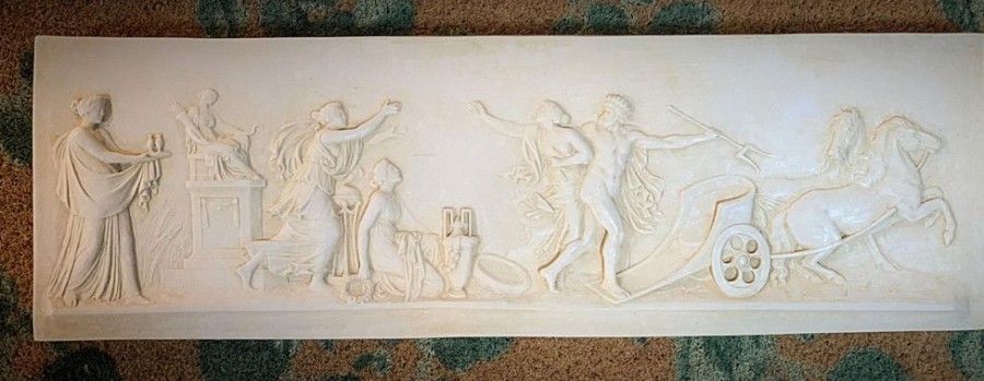 Giftware Blooming Botanicals | Greek Frieze Large Plaque