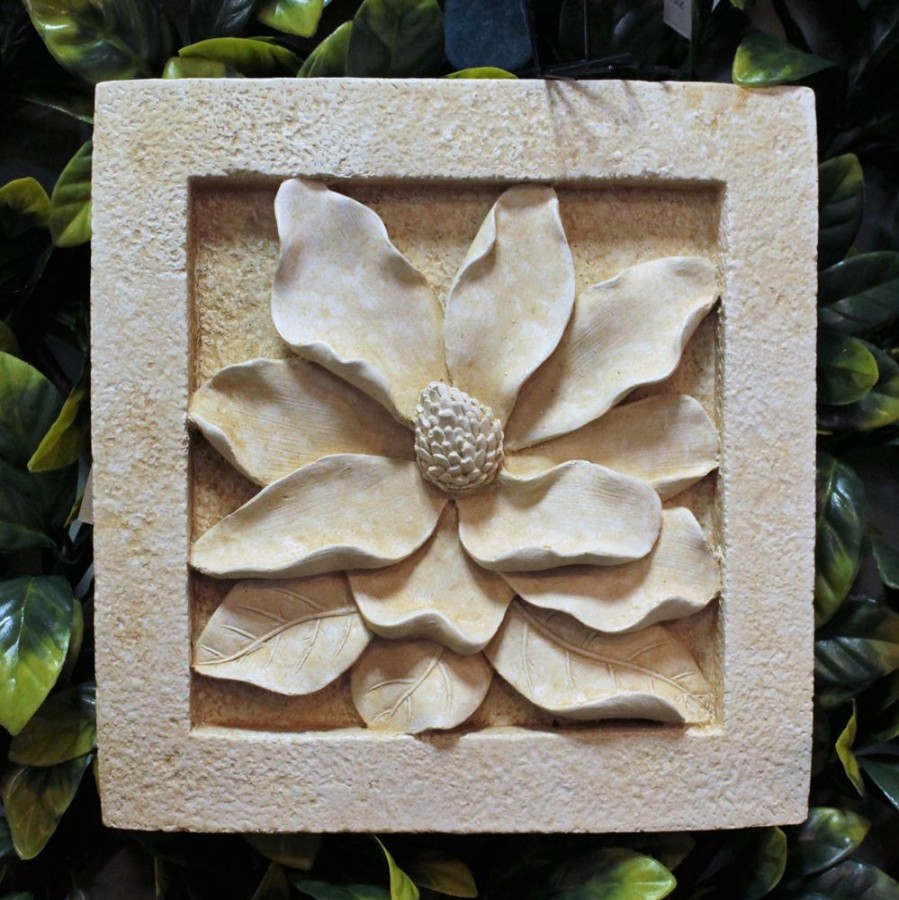 Garden Blooming Botanicals | Magnolia Flower Wall Plaque