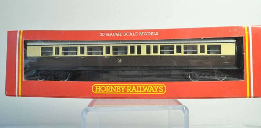 Antiques & Vintage Droids | Hornby Oo Gauge Model Railway - R 456 Gwr Composite Coach