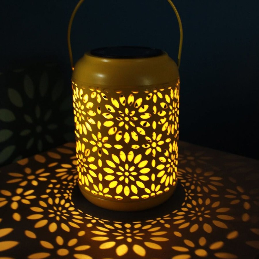 Outdoor Living Blooming Botanicals | Metal Solar Lantern