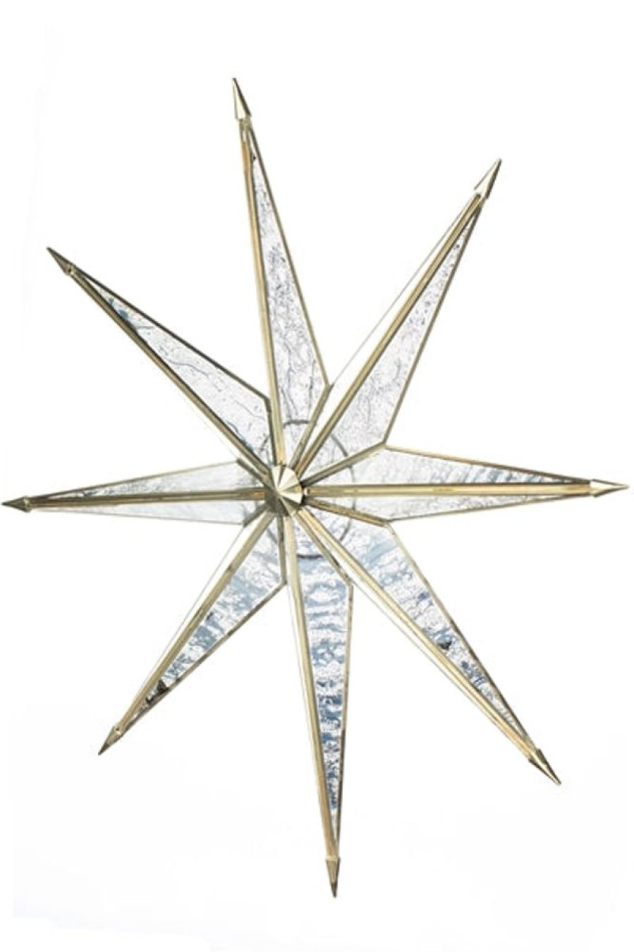 Christmas Hive | Antique Gold' Glass Star