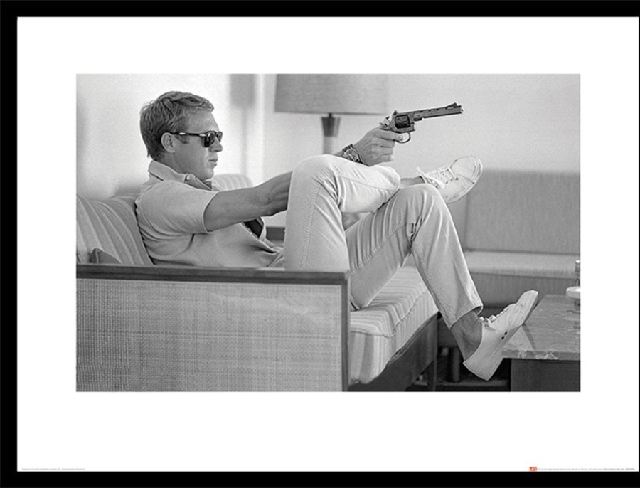 Giftware HA Photographic | Time Life (Steve Mcqueen - Takes Aim) - Framed Print