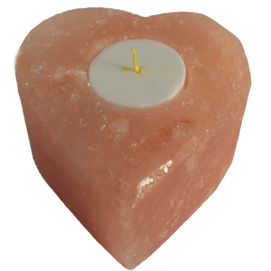 Body, Bath & Home Fragrance JassBerry | Natural Himalayan Salt Tea Light - Heart