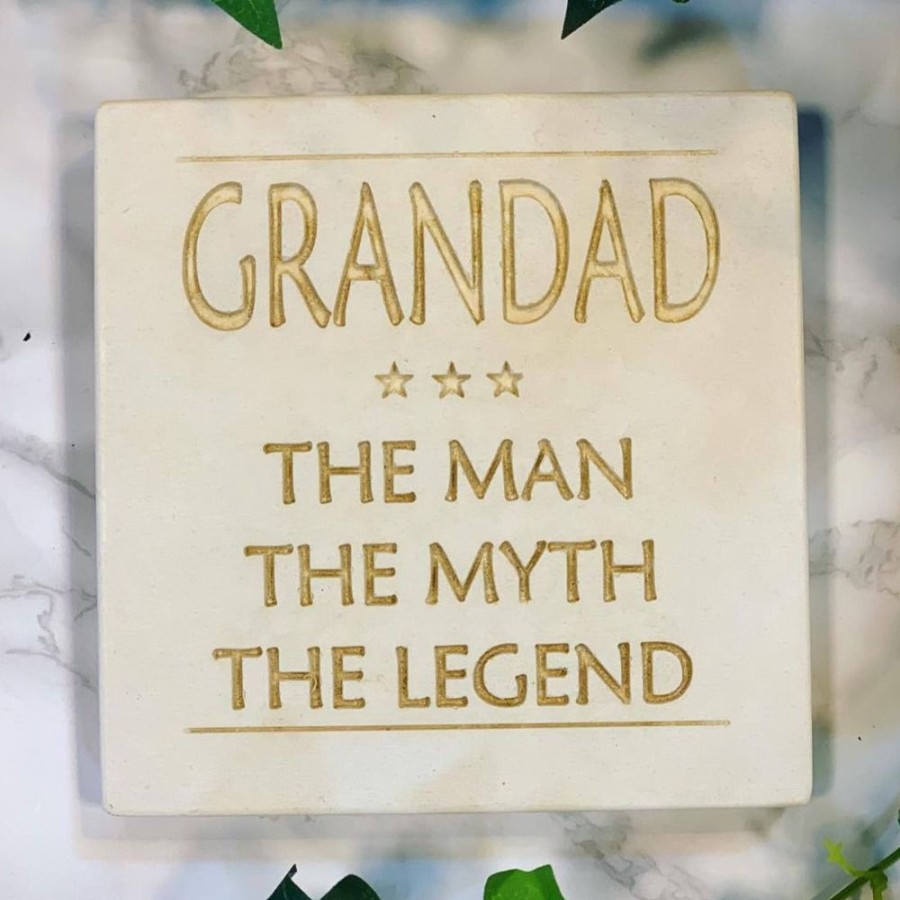 Garden Blooming Botanicals | Grandad Legend Wall Plaque