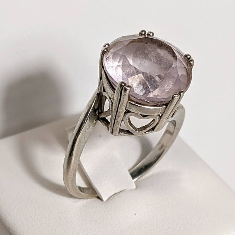 Fashion & Accessories Fat Fingers | Large Rose Quartz Solitaire Ring