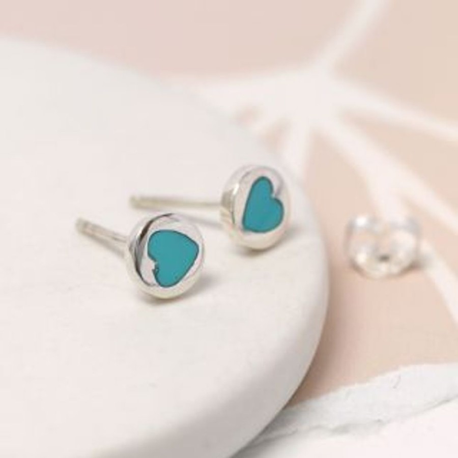 Fashion & Accessories JassBerry | Sterling Silver Turquoise Hearts