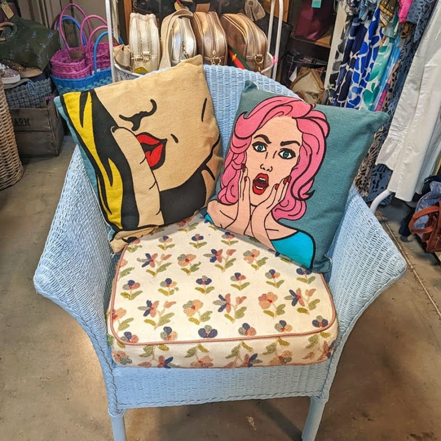 Home Decor Hurst House Trading | Embroidered Pop Art Cushion