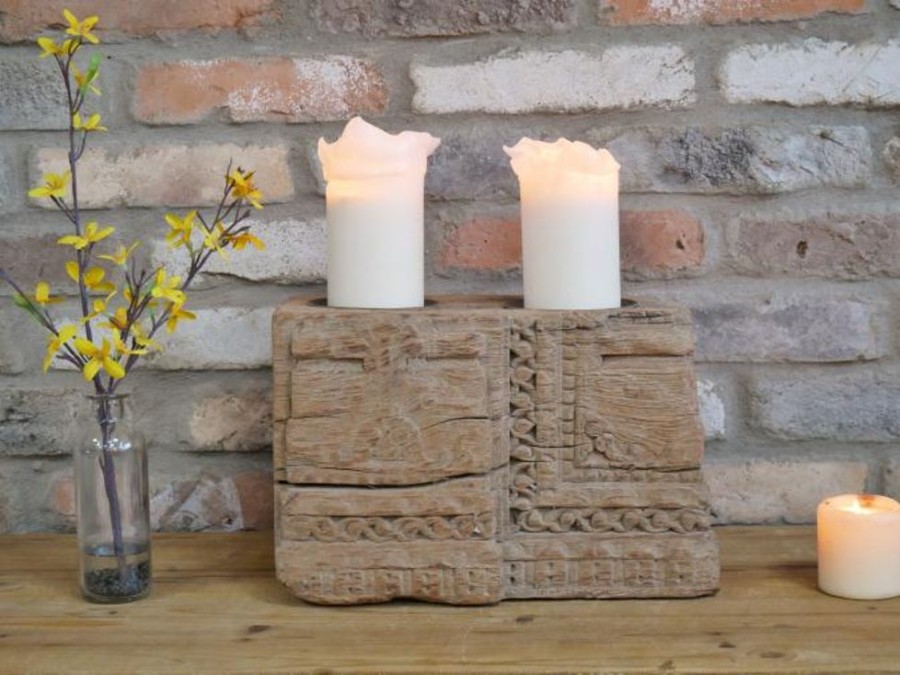 Body, Bath & Home Fragrance Hurst House Trading | Indian Pillar Candle Holder