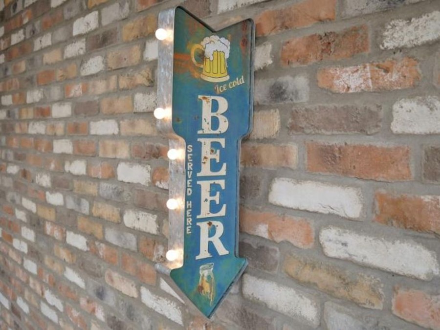 Home Decor Hurst House Trading | Beer Light Up Sign