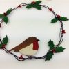 Home Decor Hive | Holly Wreath With Robin