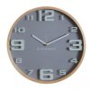 Home Decor Signature Collection | Grey Wood Large No. Clock